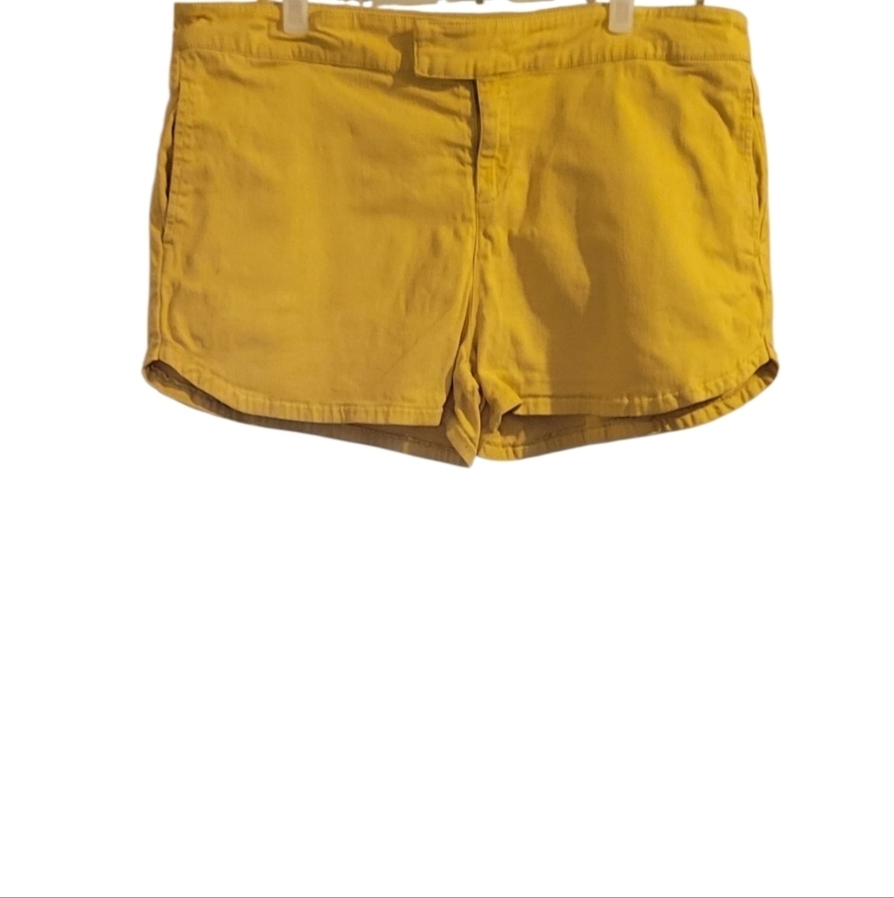 Modcloth Mustard Yellow Shorts Size XL